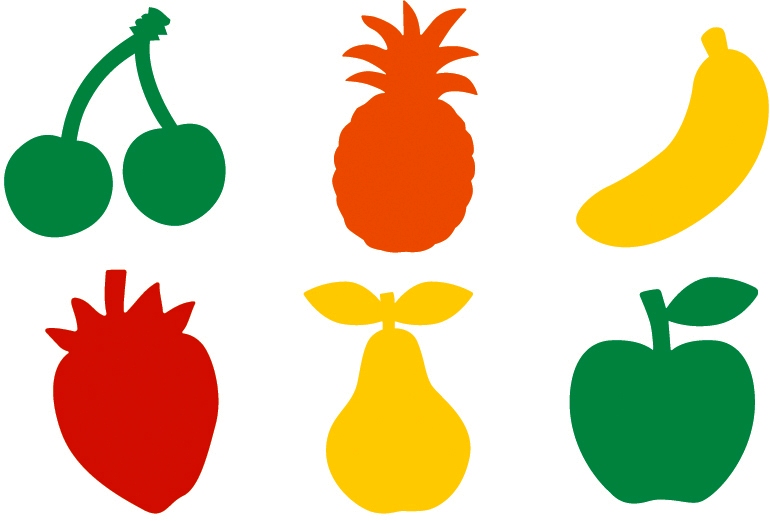 Fruit Stencils Learn Heaps