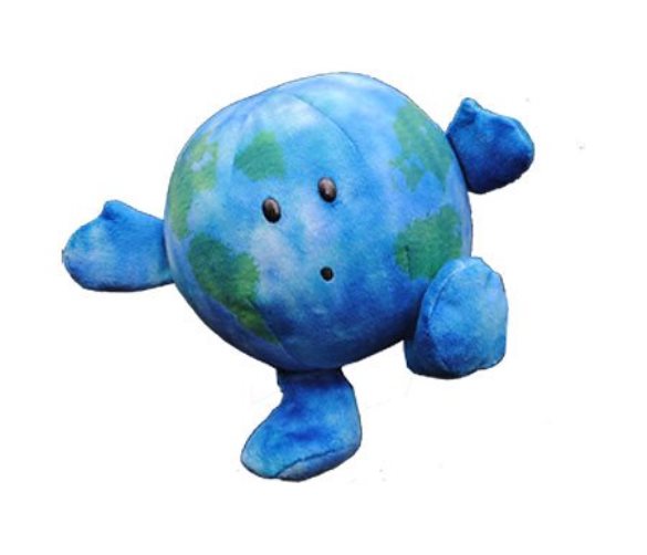 stuffed earth toy