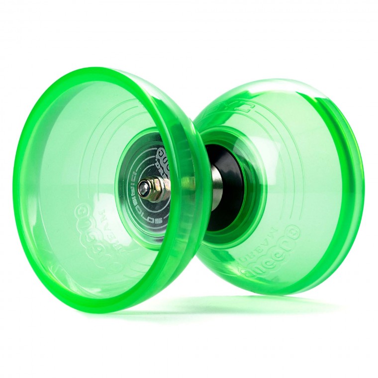 Cyclone Quartz 2 Triple Bearing Diabolo (Green) with Superglass Sticks ...